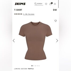 SKIMS cotton jersey tshirt